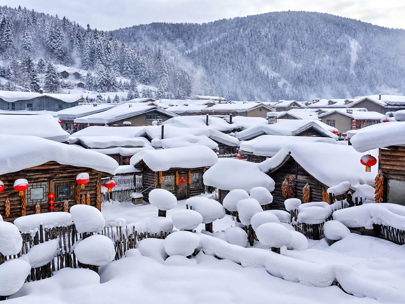 Dunhua (China Snow Town) (敦化（雪鄉）) — China travel destination